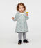 Vestido de manga larga estampado para bebé niña gris BELUGA/blanco MULTICO