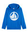 Sudadera infantil con capucha azul RIYADH