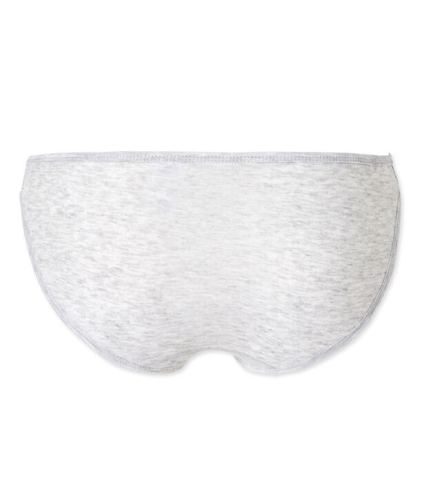 Braguita de algod&oacute;n ligero para mujer gris