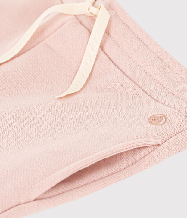 Pantal&oacute;n de ch&aacute;ndal de mulet&oacute;n para ni&ntilde;a rosa