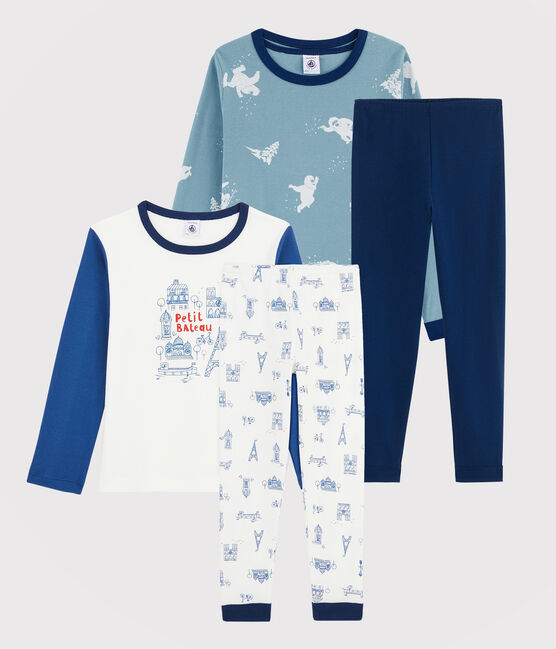 Par de pijamas para niño de tejido acanalado variante 1