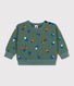 Sudadera de algodón con estampado de setas para bebé