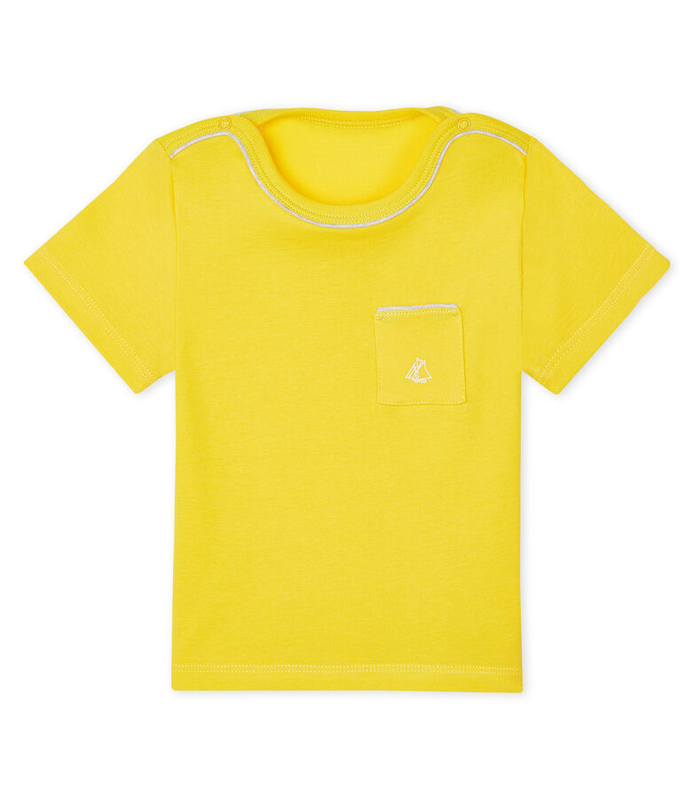 Tee shirt manches courtes b&eacute;b&eacute; gar&ccedil;on amarillo