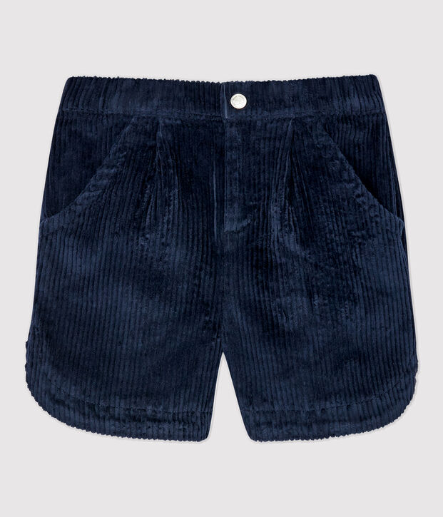 Pantal&oacute;n corto de terciopelo de ni&ntilde;a SMOKING