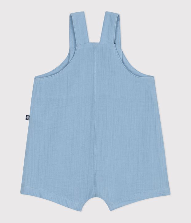 Peto corto liso de gasa de algod&oacute;n para beb&eacute; FLO