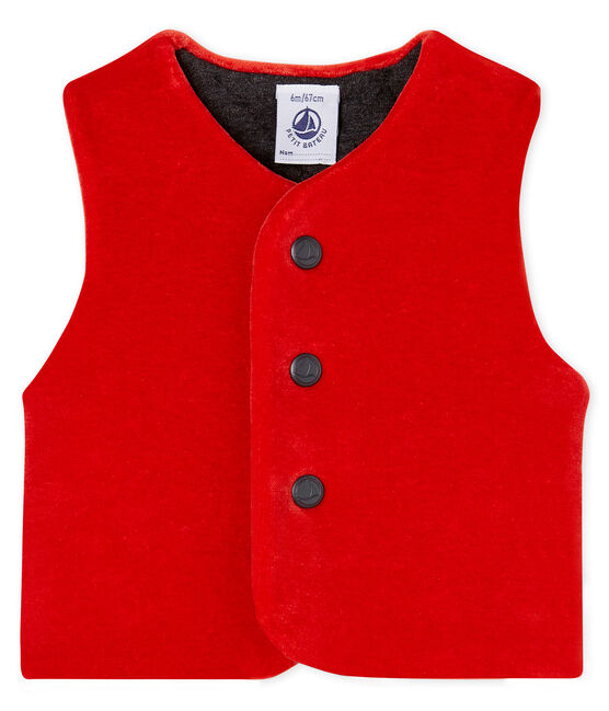 Chaleco para bebé niño rojo TERKUIT