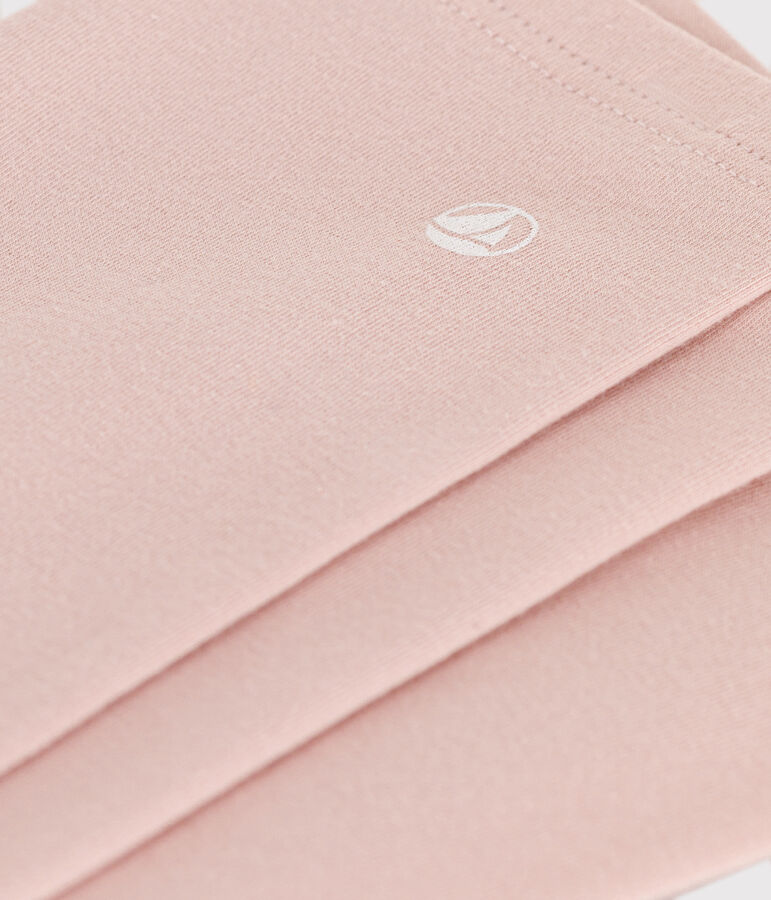 Leggings de punto y elastano para ni&ntilde;a rosa