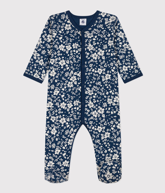 Pijama de algodón con flores para bebé INCOGNITO/ MARSHMALLOW