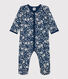 Pijama de algodón con flores para bebé