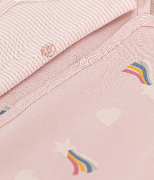 Juego de 2 pijamas de algod&oacute;n para beb&eacute; multicolor