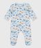 Pijama de algod&oacute;n con estampado marino fosforescente para beb&eacute; azul/multicolor