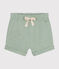 Pantalón corto de jersey ligero de bebé verde HERBIER