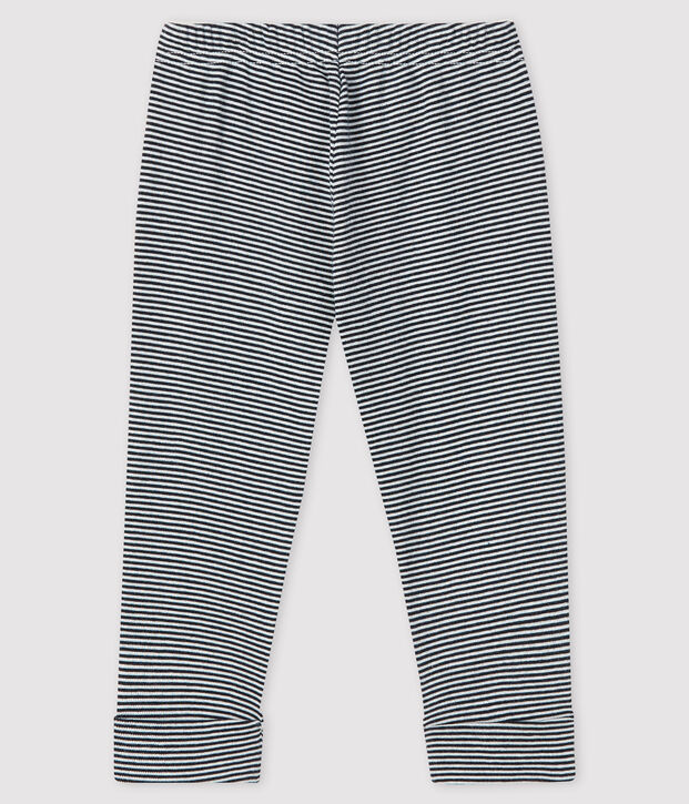 Pantal&oacute;n mil rayas para beb&eacute; ni&ntilde;a azul/blanco