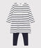 Conjunto de vestido marinero de algodón para bebé variante 1