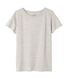 Camiseta maxi para mujer en túbico extrafino chiné