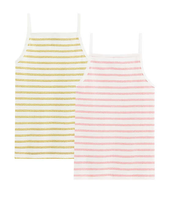 Dúo de camisas con tirantes para niña variante 1