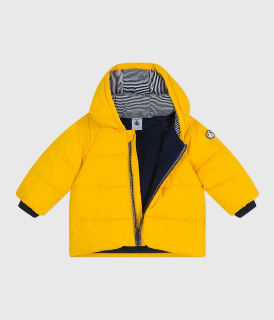 Plumífero liso para bebé amarillo JAUNE