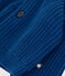 C&aacute;rdigan de punto de algod&oacute;n para beb&eacute; azul
