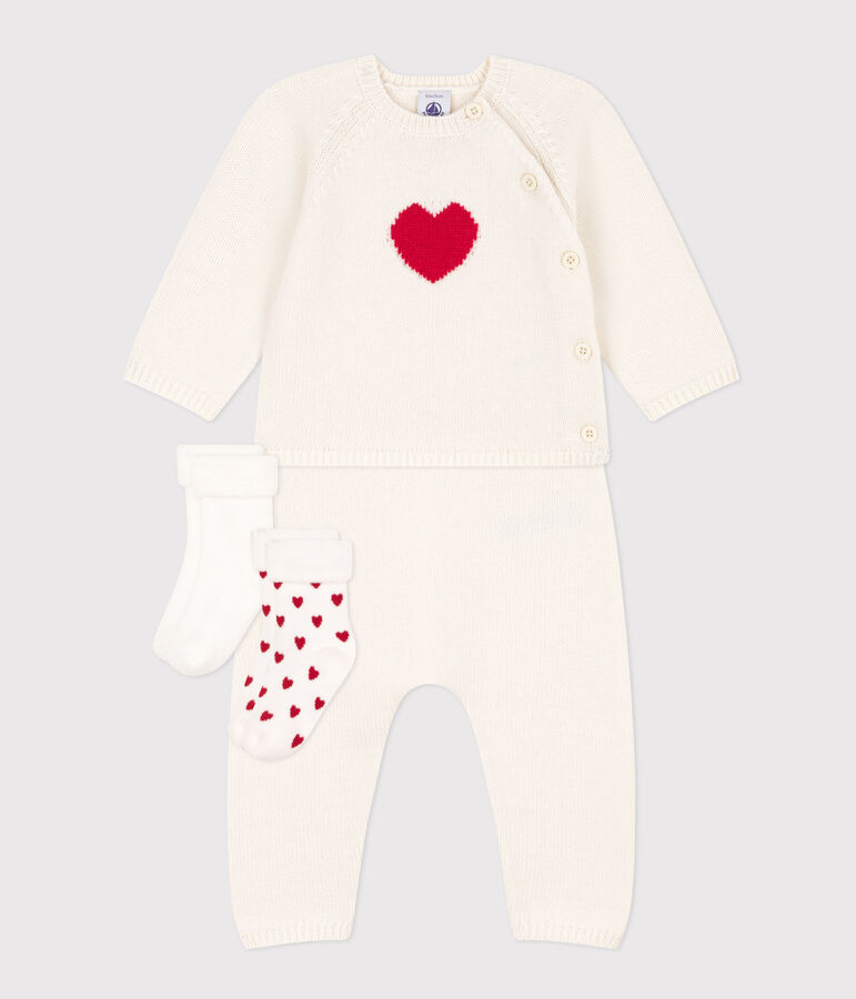 Estuche de regalo de punto para reci&eacute;n nacido multicolor