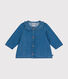 Blusa de tejido vaquero ligero para bebé