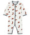 Pijama sin pies de punto para bebé niño blanco MARSHMALLOW/ MULTICO CN