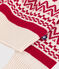 Jersey infantil de lana y algodón con estampados rojo AVALANCHE/ TERKUIT
