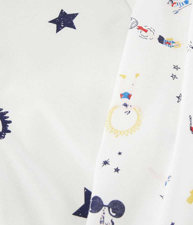 Juego de 2 camisetas de manga larga con estampado festivo de ni&ntilde;o peque&ntilde;o multicolor