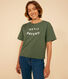 Camiseta la Boxy de algodón de mujer