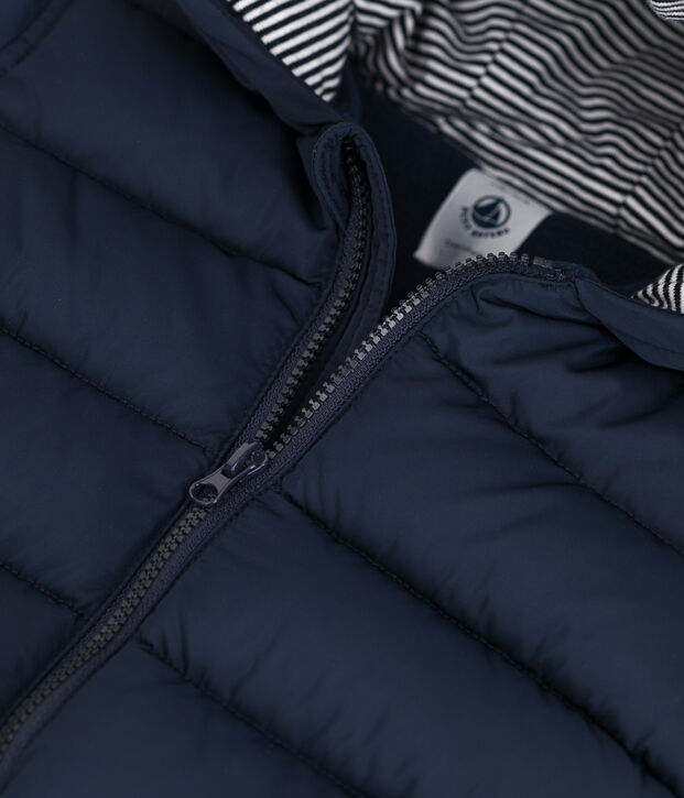 Chaqueta acolchada reciclada para beb&eacute; SMOKING