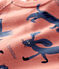 Sudadera con estampado de animales de muletón de bebé rosa PAPAYE/ MULTICO
