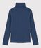 Camiseta de cuello alto emblemática de algodón de mujer CHINE CHINE