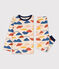 Pijama de algodón para niña / niño blanco AVALANCHE/ MULTICO