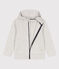 Sudadera con capucha y cremallera de niño gris BELUGA CHINE