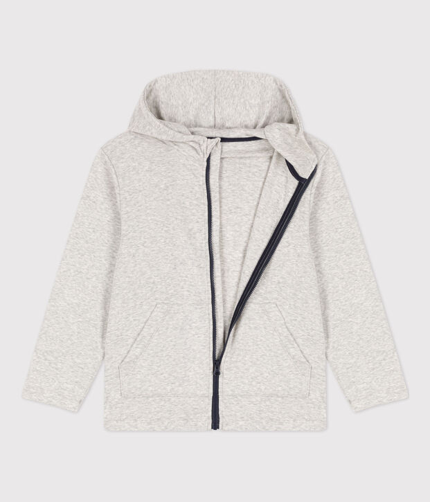 Sudadera con capucha y cremallera de ni&ntilde;o BELUGA CHINE