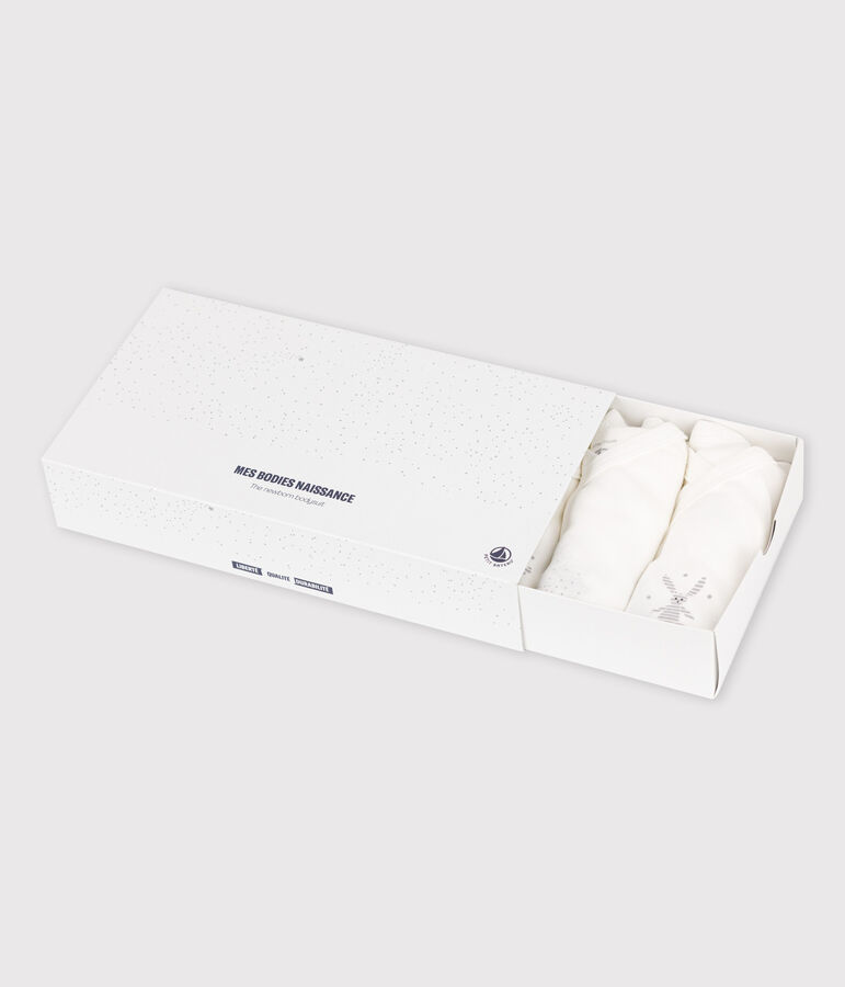 Juego de 5 bodis de beb&eacute; de algod&oacute;n org&aacute;nico variante 1