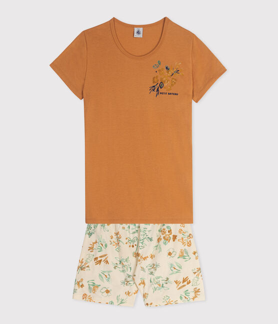 Pijama infantil corto de algodón PIEUVRE/ MULTICO