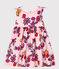 Vestido estampado sin mangas para bebé niña rosa MERVEILLE/blanco MULTICO