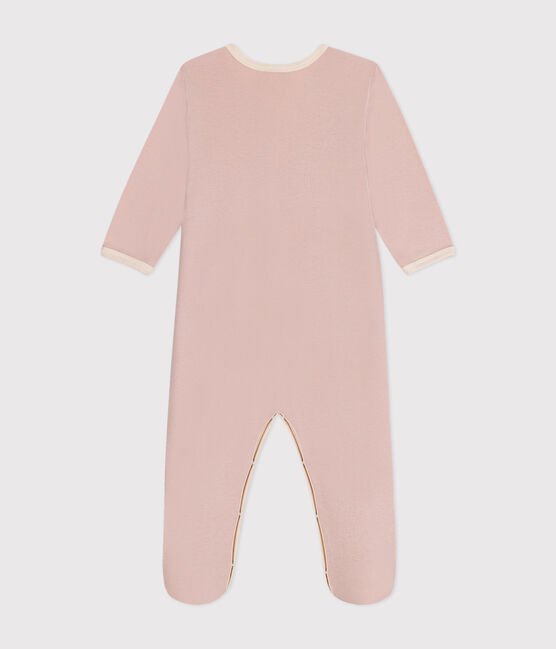 Pijama de algodón para bebé rosa SALINE