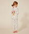 Pijama disfraz infantil de algodón con estampado espacial blanco MARSHMALLOW/blanco MULTICO