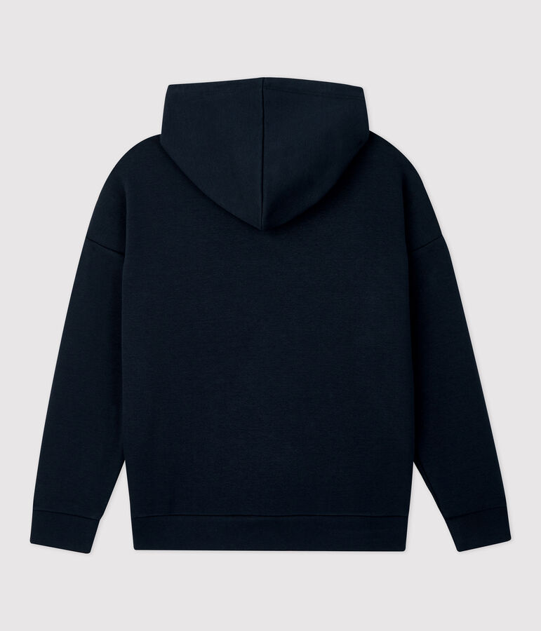 Sudadera con capucha de mulet&oacute;n de ni&ntilde;o azul SMOKING