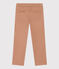 Pantalón de corte normal de sarga de algodón de niño beige VINTAGE