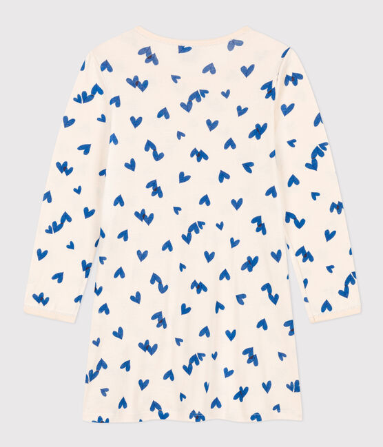 Camisón de algodón con corazón para niña blanco AVALANCHE/ MULTICO