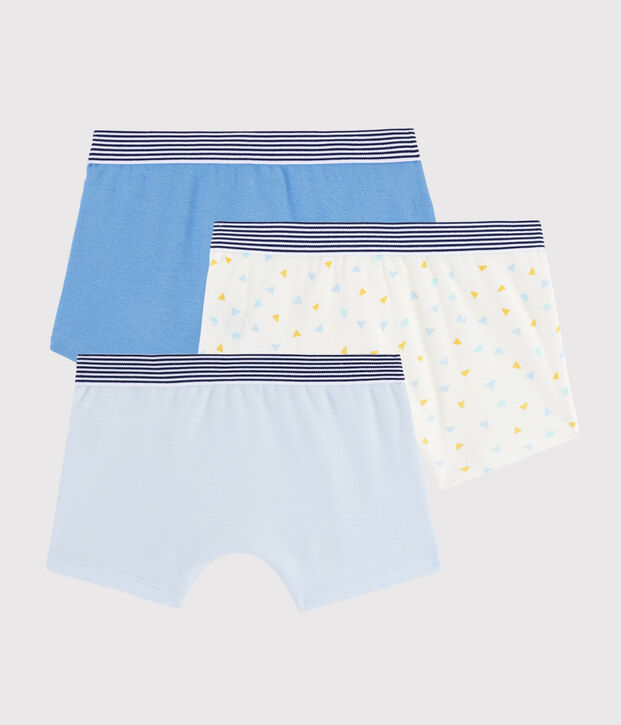 Lote de 3 b&oacute;xeres con estampado geom&eacute;trico para ni&ntilde;o peque&ntilde;o multicolor