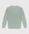 Jersey de punto inglés de algodón para mujer verde HERBIER