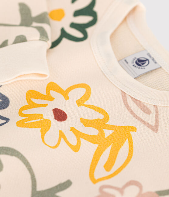 Sudadera de felpa para bebé blanco AVALANCHE/ MULTICO