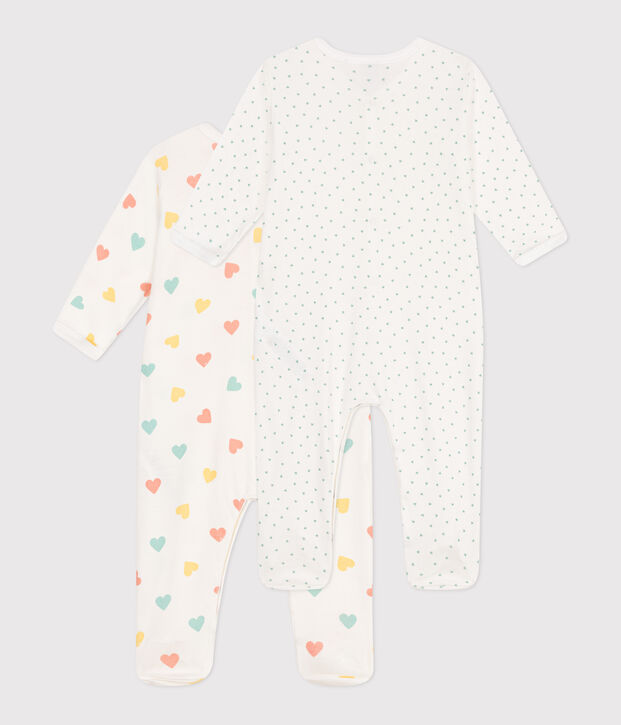 Juego de 2 pijamas de algod&oacute;n estampado para beb&eacute; multicolor