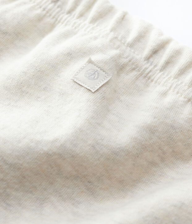 Pantal&oacute;n de beb&eacute; gris de mezclilla de punto de jersey de algod&oacute;n org&aacute;nico MONTELIMAR CHINE
