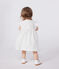 Vestido blanco de algodón y pololo con estampado de lunares para bebé blanco MARSHMALLOW/blanco MULTICO