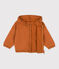 Sudadera con capucha de bebé marron ECUREUIL