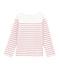 Camiseta de niña blanco MARSHMALLOW/rosa BABYLONE